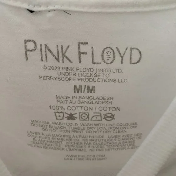 NWT Pink Floyd The Dark Size Of The Moon Tour Band Shirt Size Medium PKF6920XX - Picture 4 of 10